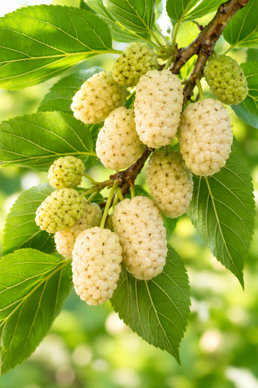 White mulberry botanical visual
