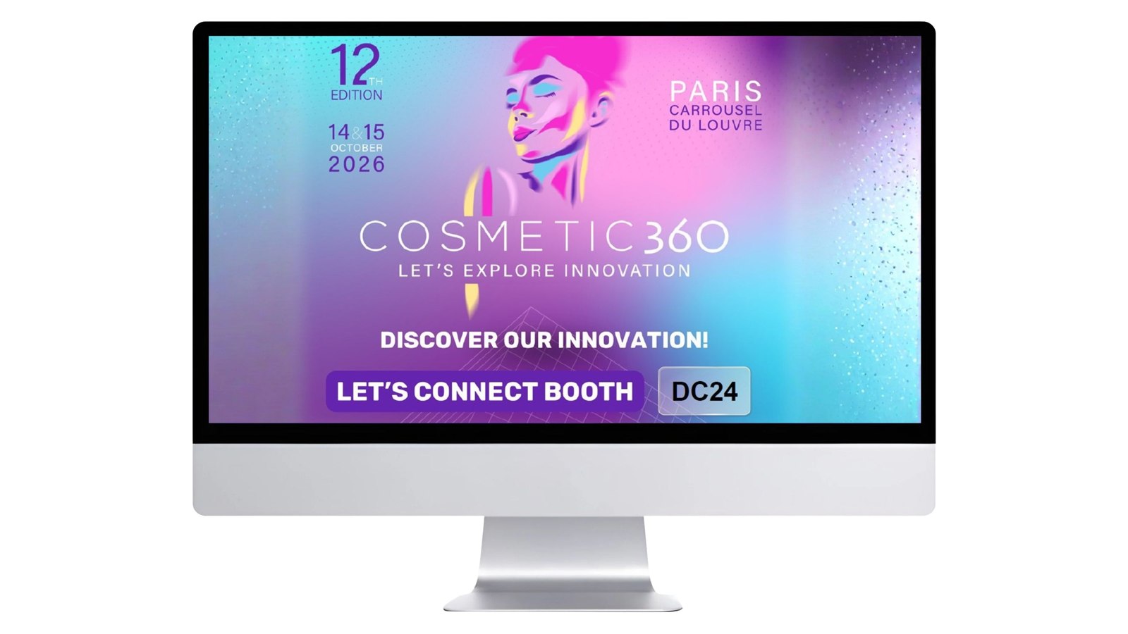 Cosmetic 360, 12th edition — 14 & 15 October 2026, Carrousel du Louvre, Paris — Booth DC24