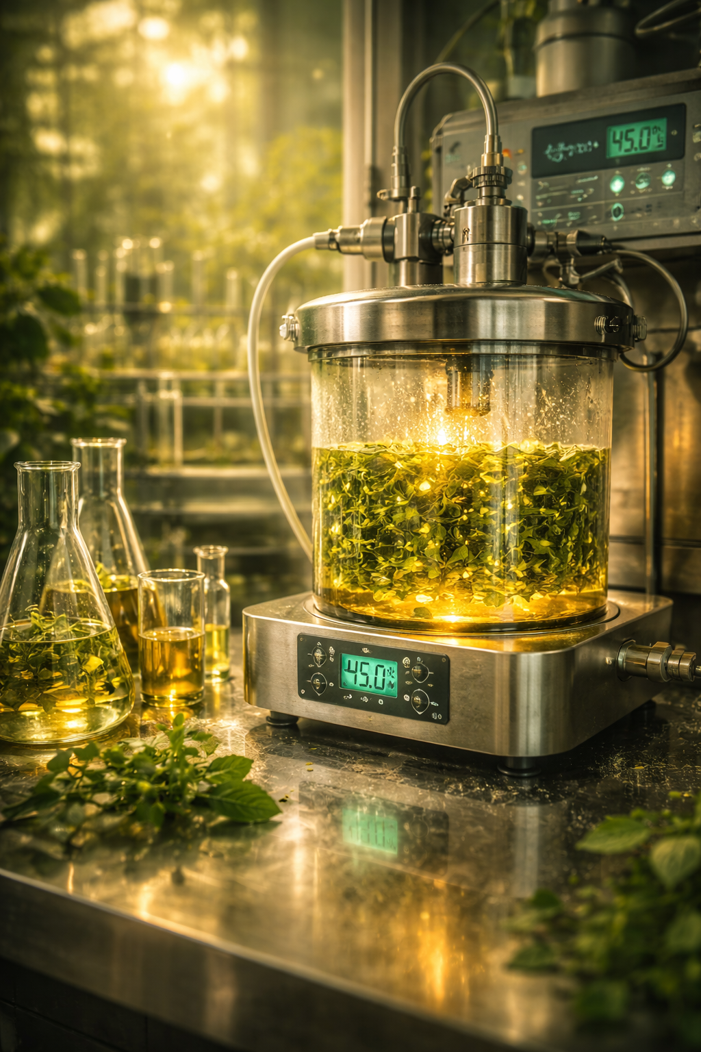 Modern ultrasonic extraction in the laboratory